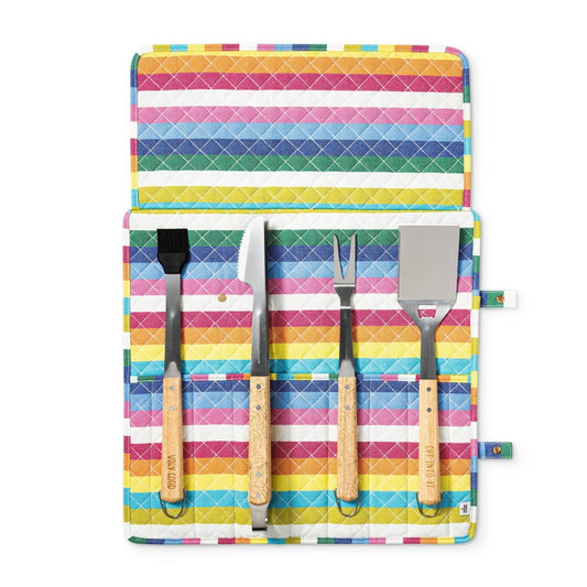 Grilling Tool Set with Fabric Sleeve - Tabitha Brown for Target