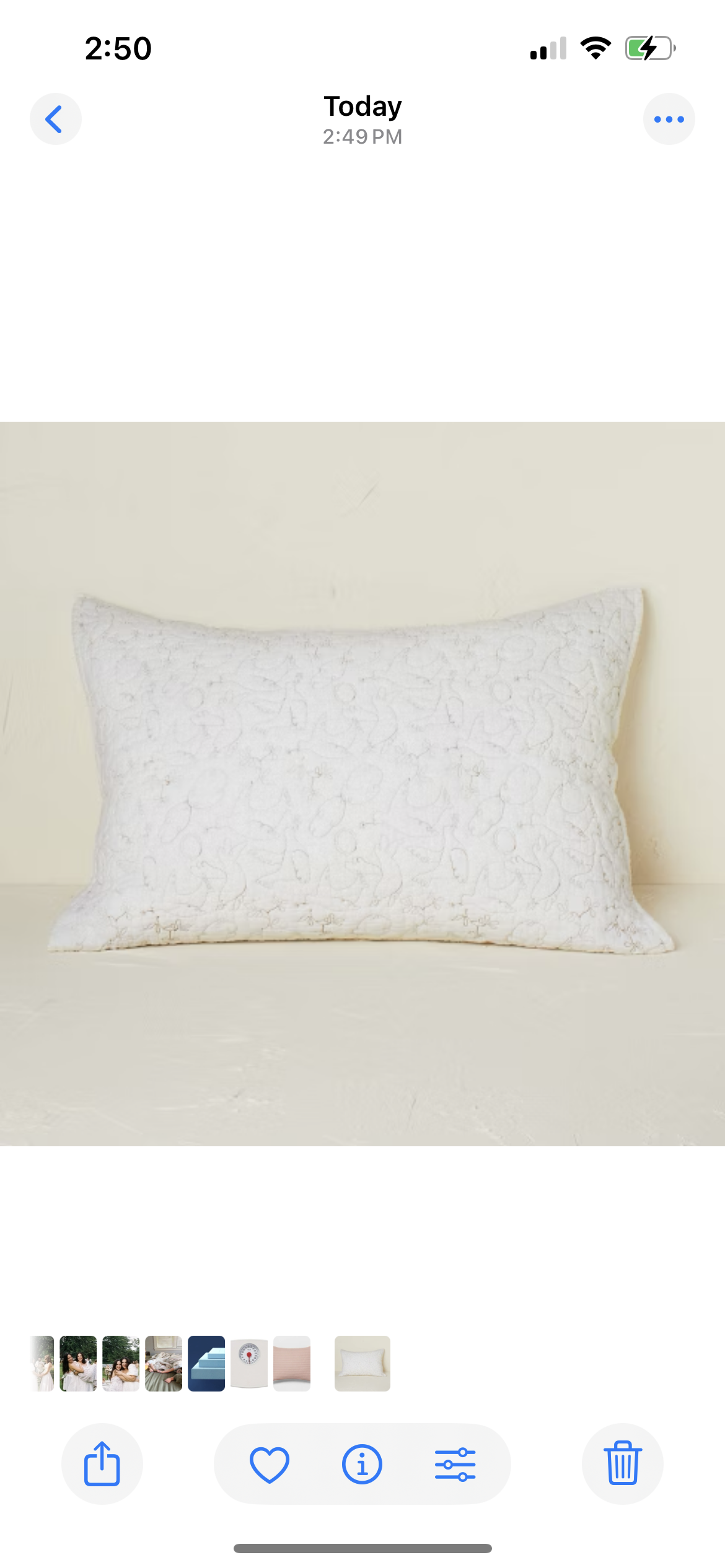 Opalhouse Dove Stitched Sham Standard