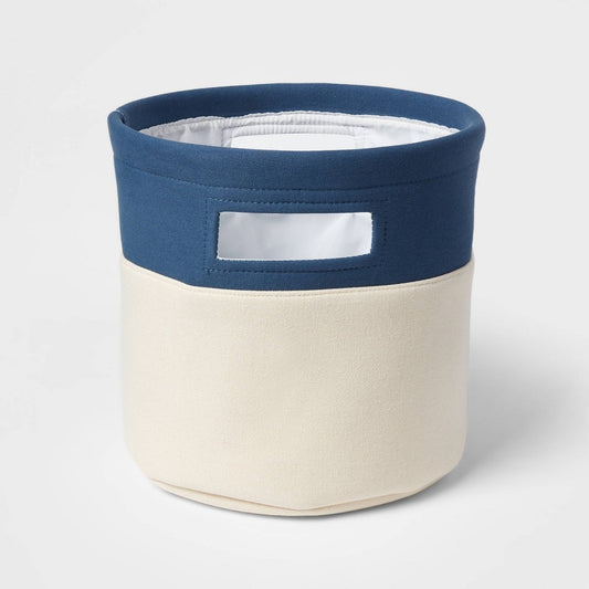 Canvas Color Block Storage Navy - Pillowfort