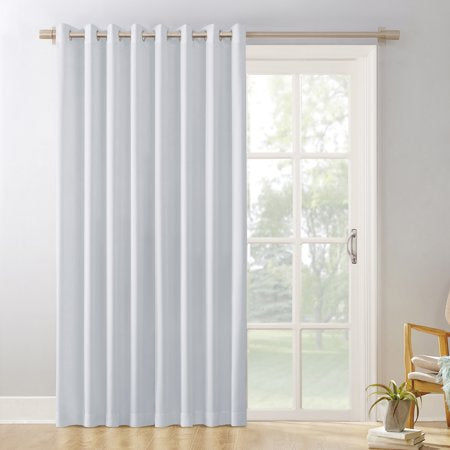 100"x84" Sun Zero Blackout  Extra-Wide Grommet Sliding Patio Door Curtain Panel - 1 Panel