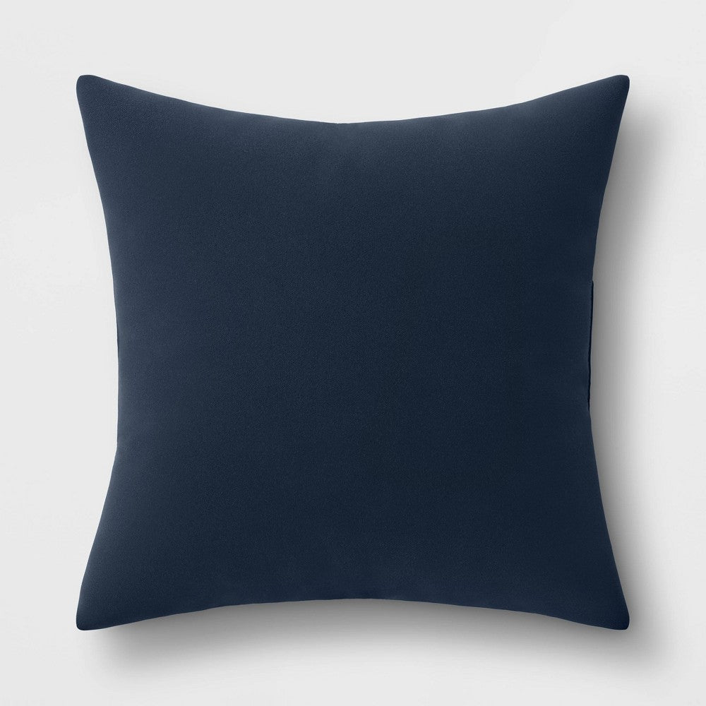 Solid Reversible Throw Pillow Black/White - Room Essentials