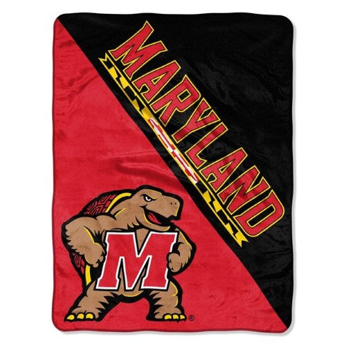 Maryland Terrapins Plush Throw Blanket
