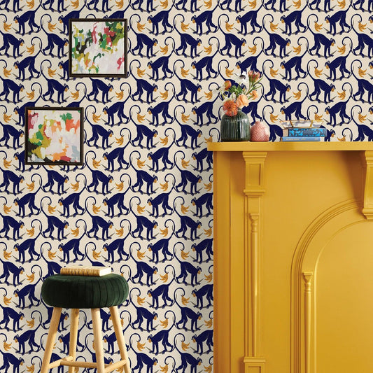 Monkey Play Peel & Stick Wallpaper - Opalhouse Covers 27.5 sq. ft.