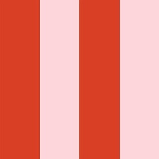 Stripe Pink Playhouse Peel and Stick Wallpaper Covers 28 sq. ft.