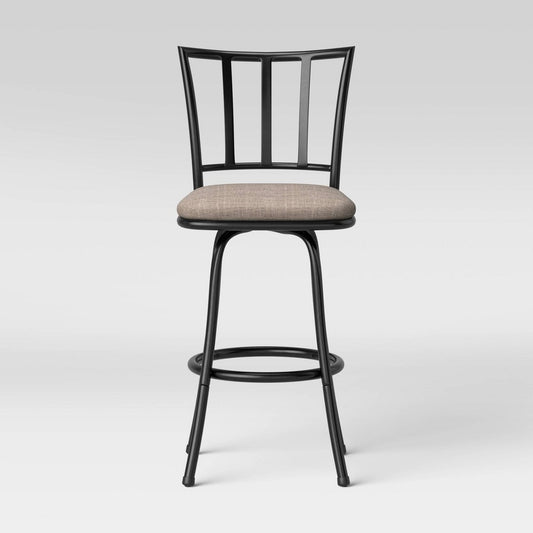 Robinson Adjustable Counter Height Barstool Gray - Holli Furniture