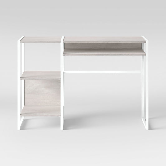 Paulo Wood Writing Desk Weathered White - Threshold™