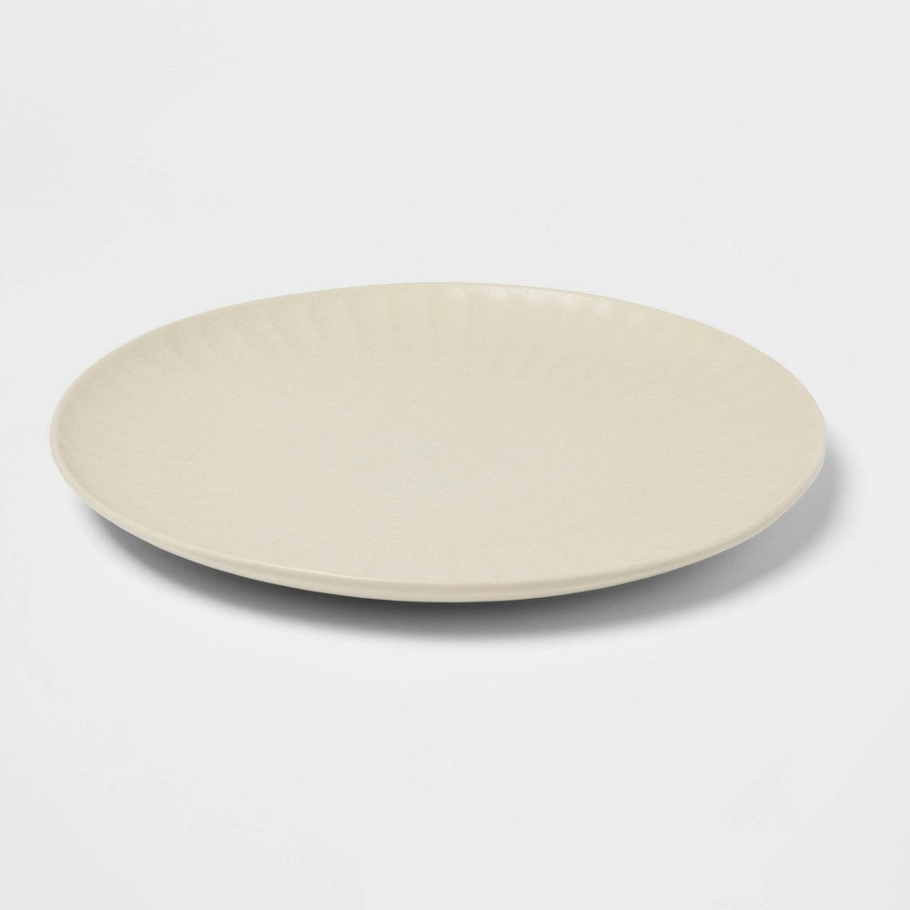 14" Stoneware Ardencroft Round Serving Platter - Threshold