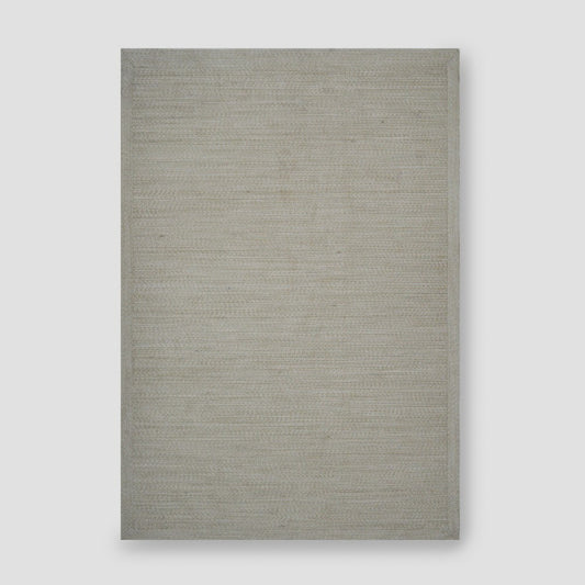 5'x7' Natural Woven Rectangular Braided Outdoor Area Rug Heathered Cream - Threshold