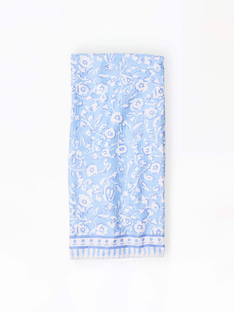 Quick Dry Kitchen Tea Towel | Meadow Line Blue