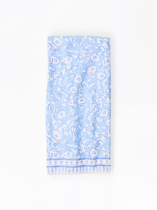 Quick Dry Kitchen Tea Towel | Meadow Line Blue