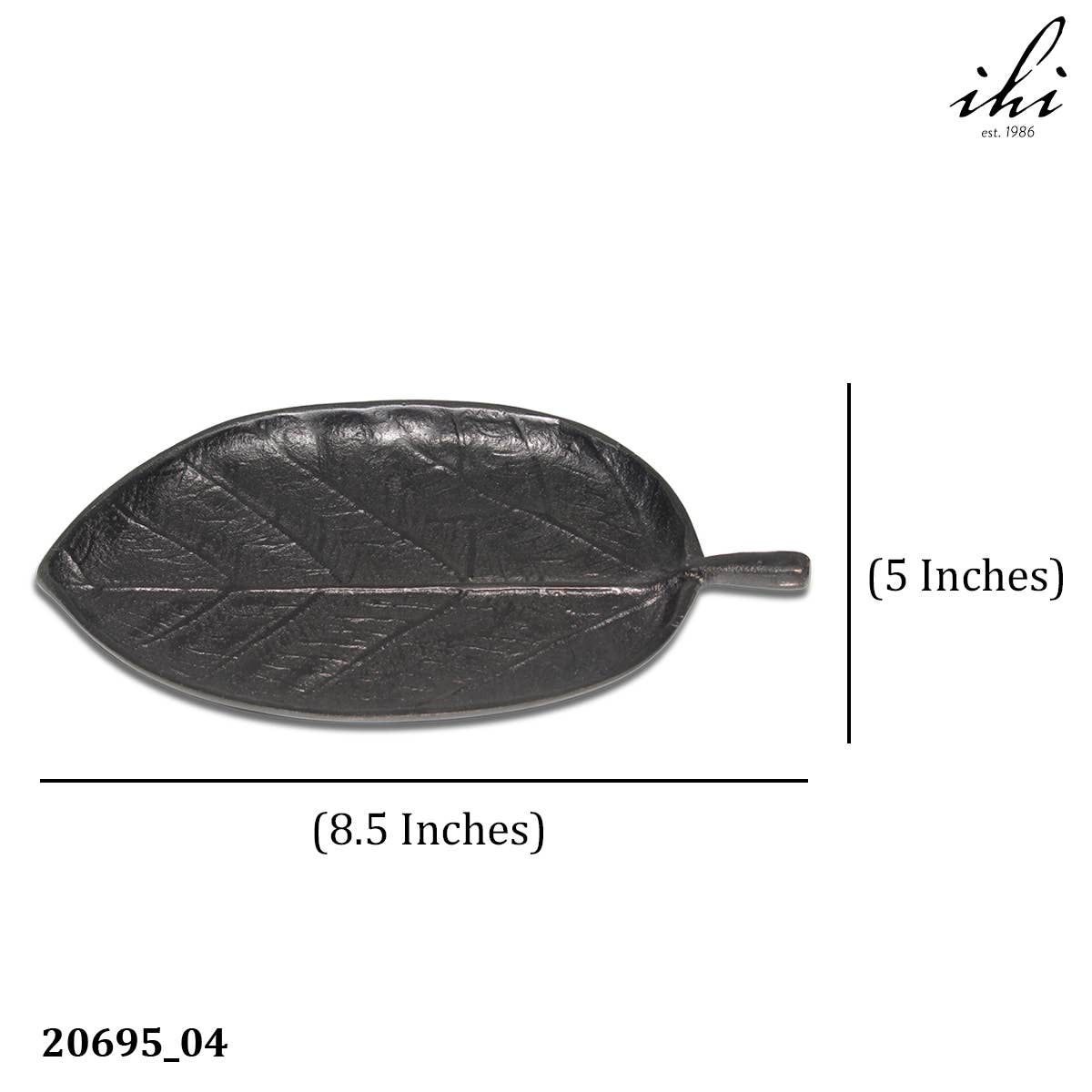 Eco-Friendly Alum Leaf Plate, Assorted 8"