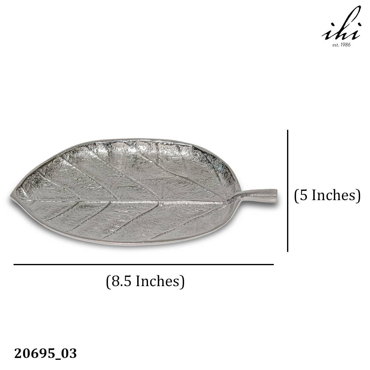 Eco-Friendly Alum Leaf Plate, Assorted 8"