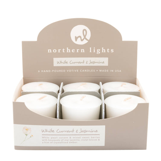 Fragranced Votive: White Currant & Jasmine
