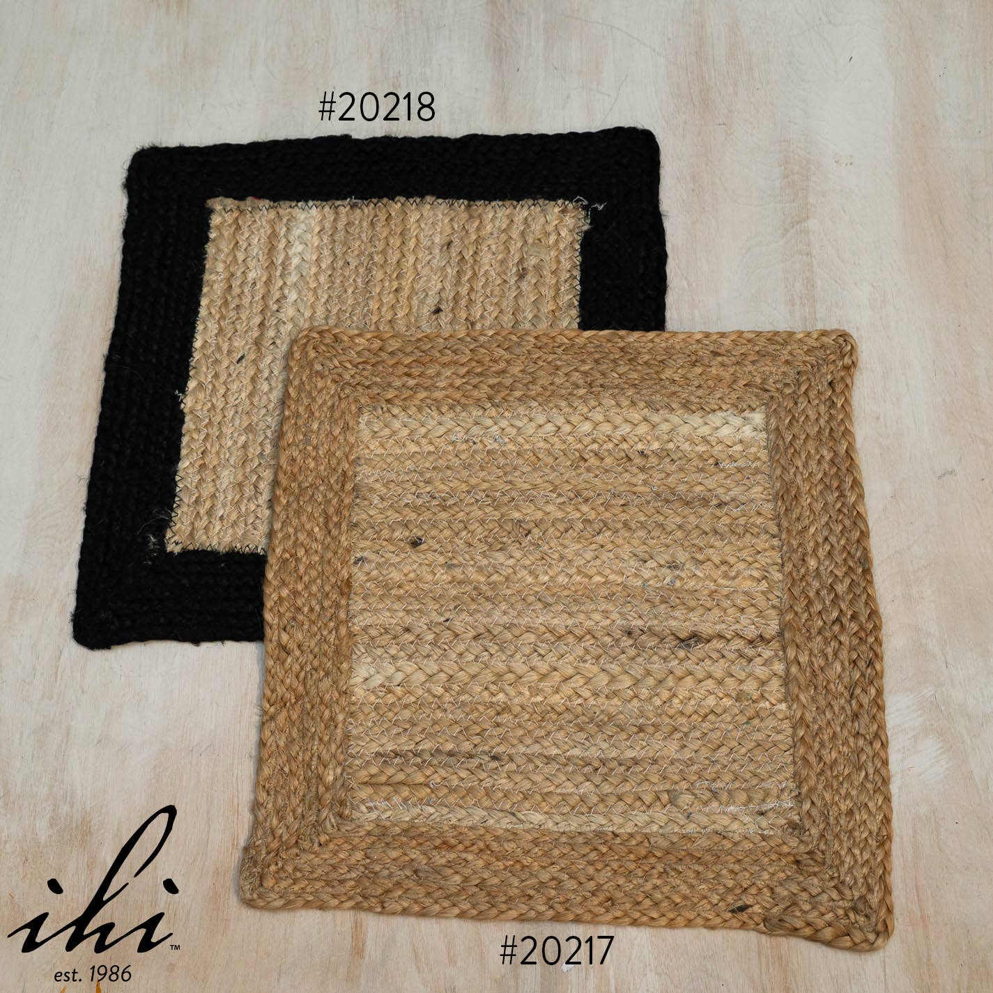 Eco Chic Jute Square Placemat