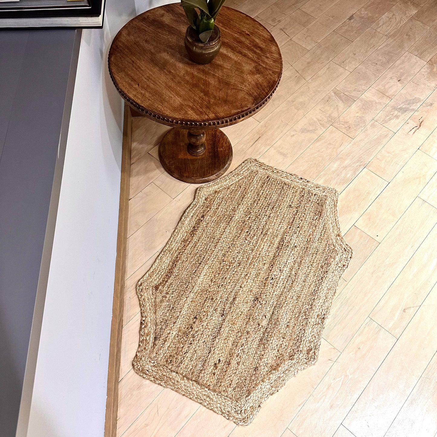 Natural Jute Octagon Rug