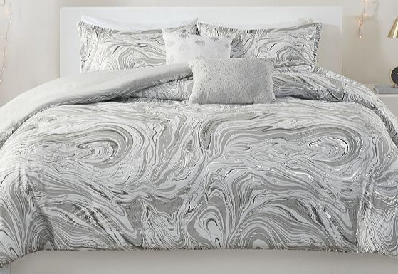 Twin XL Isabel Velvet Duvet Cover Set & Pillow