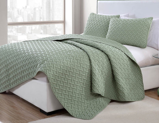 Twin Vcny Home Nina Embossed 2-Pc.Quilt Set