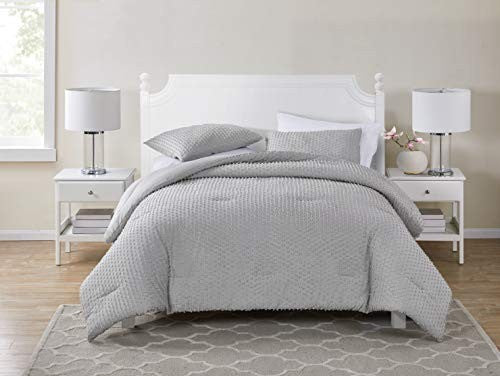 Tahari Full/Queen Grey Comforter & Shams Set