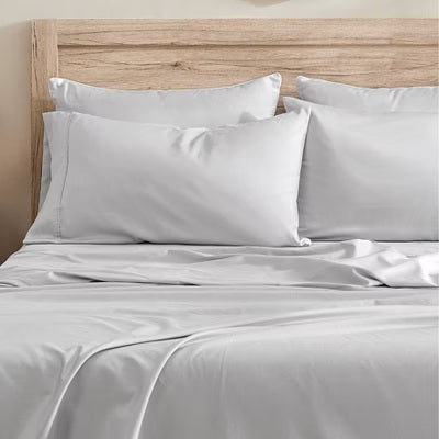 Kindler Queen Grey 100% Organic Cotton Sheet Set
