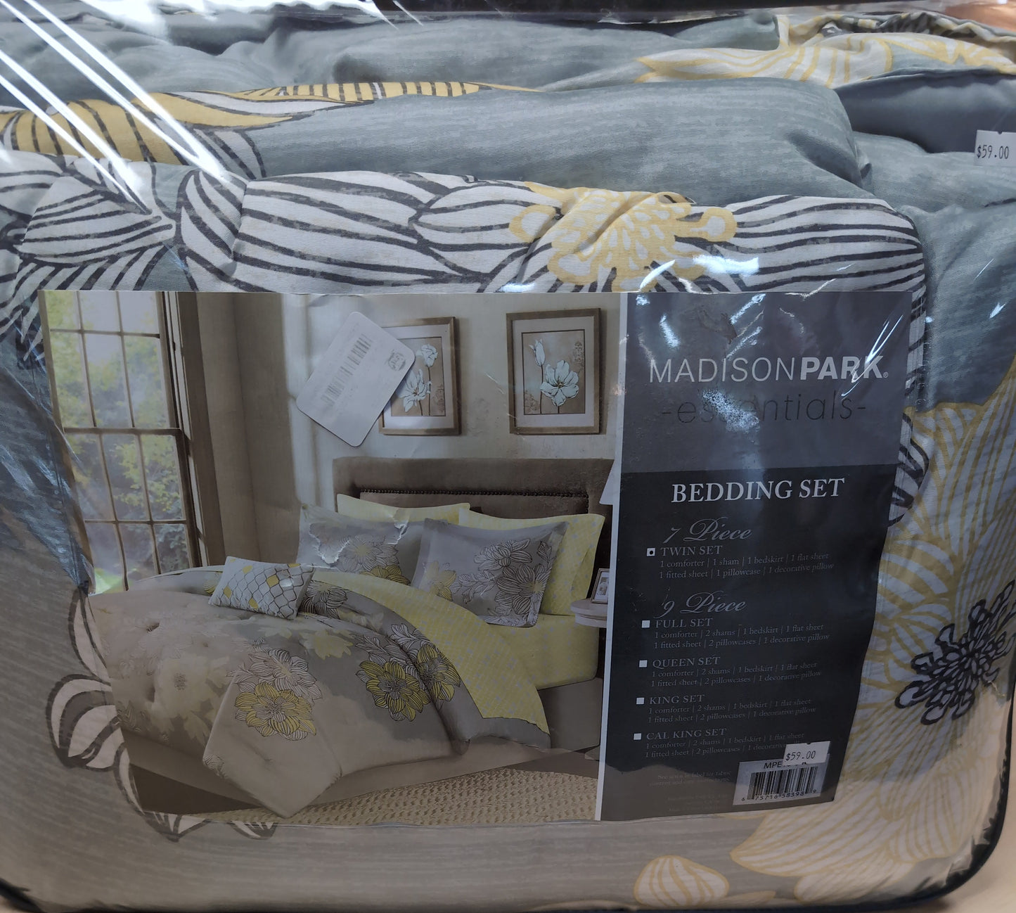 Twin Madison Park Essentials Morrisson Comforter Set  & Sheets