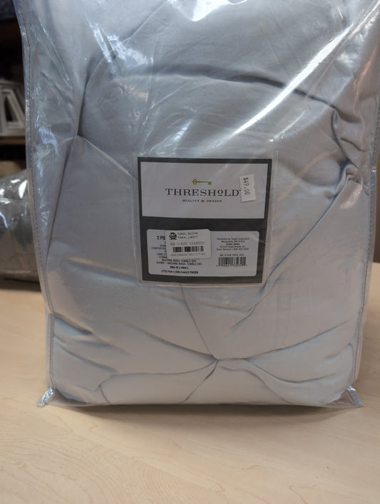 Twin Grey Comforter Set