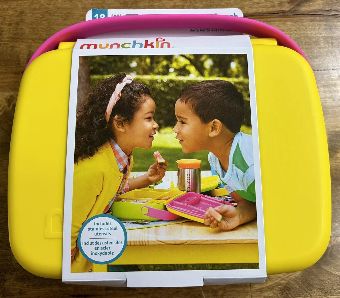 Munchkin Bento Toddler Lunch Box - Yellow